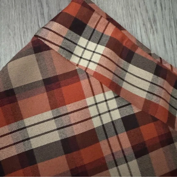 The Limited Plaid Pencil Skirt in Tan and Brown - Picture 3 of 11